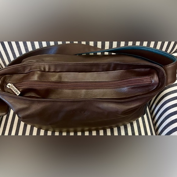 LOEWE - Lambskin leather, shoulder bag, adjustable strap, beautiful condition! - Picture 9 of 12